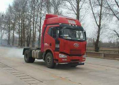 Jiefang Automobile CA4180P63K1E4 Flat head diesel semi-trailer tractor