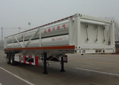 Jingyanggang  SFL9320GGY Hydraulic sub station high-pressure gas long pipe semi-trailer