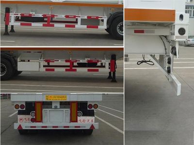 Jingyanggang  SFL9320GGY Hydraulic sub station high-pressure gas long pipe semi-trailer