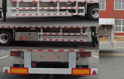 Zhongwang  MBS9400TDP Aluminum alloy low flatbed semi-trailer