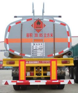 Yangzi  YZK9350GHY Chemical liquid transportation semi-trailer