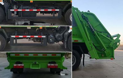 Dahenghui brand automobiles SJQ5090ZYSDFE6 Compressed garbage truck