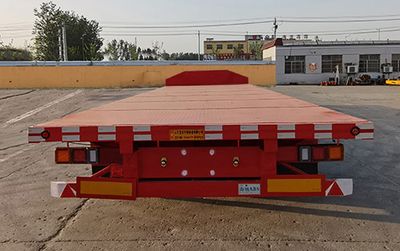 Furong vehicle license plate CHC9400TDP Low flatbed semi-trailer