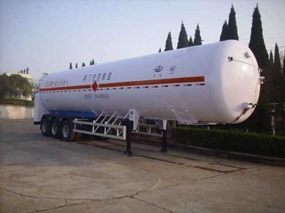 Hongtu  HT9390GDY1 Low temperature liquid transport semi-trailer