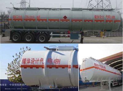 Lingyu  CLY9408GRYP Flammable liquid tank transport semi-trailer