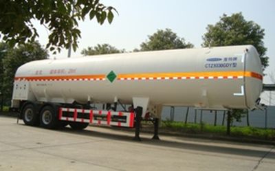 Chart  CTZ9330GDY Low temperature liquid transport semi-trailer