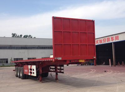 Runxiang Junye  DR9402ZZXP Flat dump semi-trailer