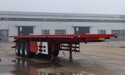 Runxiang Junye  DR9402ZZXP Flat dump semi-trailer