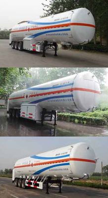 Baohuan  HDS9402GDY Low temperature liquid transport semi-trailer