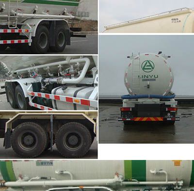 Lingyu  CLY5250GFLA13 Low density powder material transport vehicle