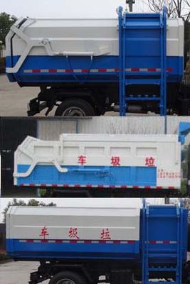 Hongyu  HYS5161ZDJD4 Compressed docking garbage truck