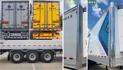 Hongchang Tianma  HCL9400XLC Refrigerated semi-trailer