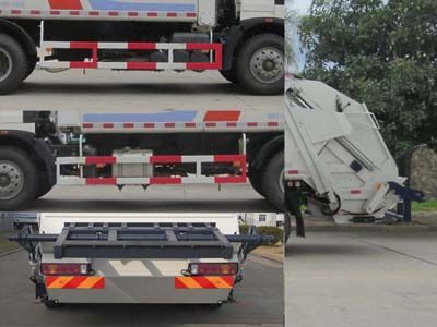 Fulongma  FLM5163ZYSJZ5K Compressed garbage truck