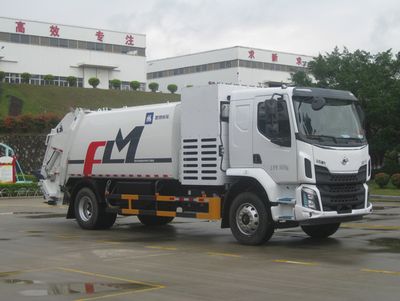 Fulongma  FLM5182ZYSDLFCEVK Fuel cell compressed garbage truck