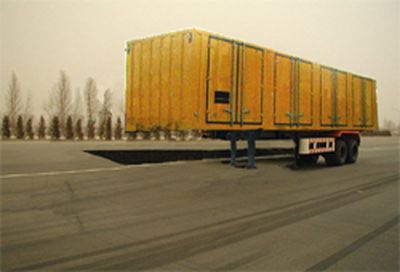 Jiefang Automobile CA9210XXY Box transport semi-trailer