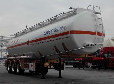 CIMC ZJV9403GRYSZA Flammable liquid tank transport semi-trailer