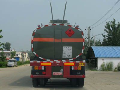 Cheng Liwei  CLW9403GRYA Aluminum alloy flammable liquid tank transport semi-trailer