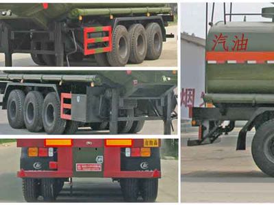 Cheng Liwei  CLW9403GRYA Aluminum alloy flammable liquid tank transport semi-trailer