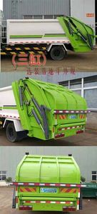 Huatong brand automobiles HCQ5168ZYSEQ6 Compressed garbage truck