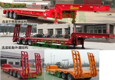 Yangminda  YMD9380TDP Low flatbed semi-trailer