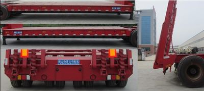 Yangjia  LHL9406TDPA Low flatbed semi-trailer