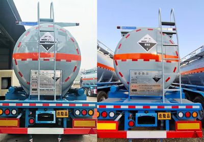 Hehai Mingzhu  MZC9404GFW Tank transport semi-trailer for corrosive substances