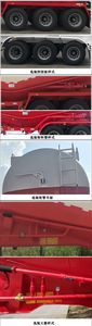 CIMC ZJV9403GXHJM Lower ash semi-trailer