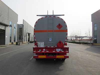 Jining Hongtai brand automobiles NHT9409GRY Flammable liquid tank transport semi-trailer