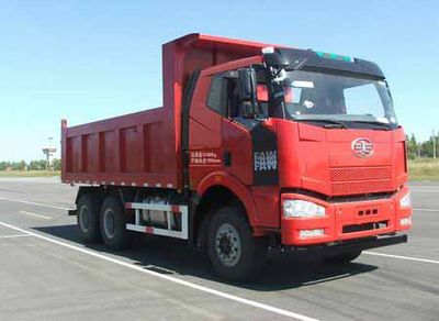 Jiefang Automobile CA3250P66K2L2T1A1E5 Flat head diesel dump truck