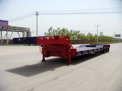 CIMC ZJV9400TDPHJB Low flatbed semi-trailer