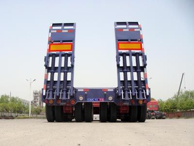 CIMC ZJV9400TDPHJB Low flatbed semi-trailer