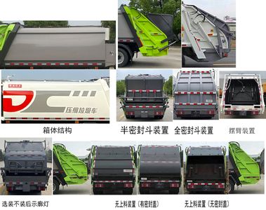 Emperor Environmental Sanitation  HDW5075ZYSJ6 Compressed garbage truck