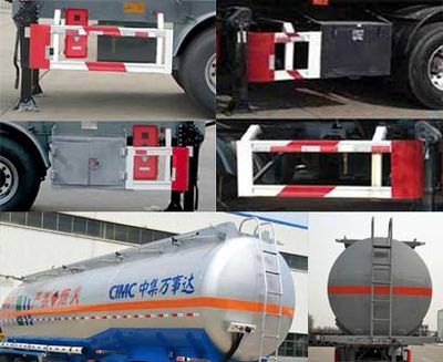 Mastercard SDW9404GRYB Flammable liquid tank transport semi-trailer