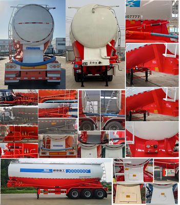 Tonghua  WTY9400GFL36 Medium density powder material transportation semi-trailer