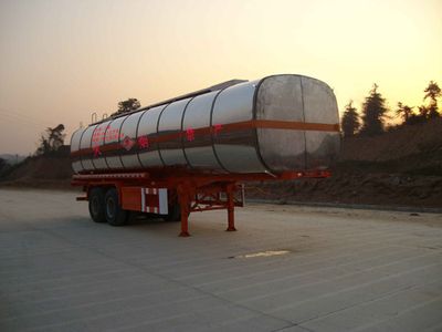 Zhongshang Automobile ZZS9290GHY Chemical liquid transportation semi-trailer