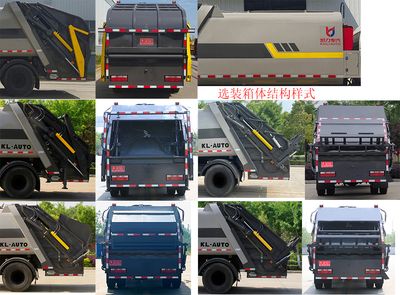 Kaili Feng  KLF5090ZYSBEV Pure electric compression garbage truck