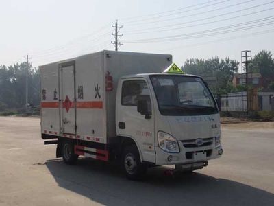 Jiangte brand automobiles JDF5020XRQNJ5 Flammable gas box transport vehicle