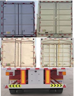 Juyun  LYZ9404XYK Wing opening box semi-trailer