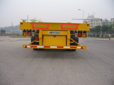 Shengbao  SB9350TJZG Container transport semi-trailer