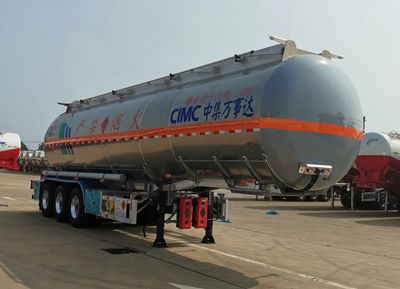 Mastercard SDW9405GRYB Aluminum alloy flammable liquid tank transport semi-trailer