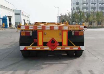 Zhongji Huashuo brand automobiles XHS9401TWYE Transport semi-trailer of dangerous goods tank frame