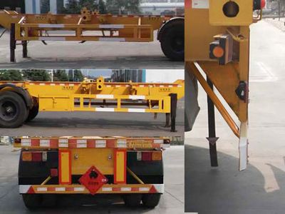 Zhongji Huashuo brand automobiles XHS9401TWYE Transport semi-trailer of dangerous goods tank frame