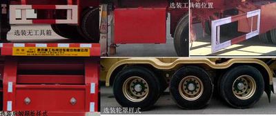 Tanghong Heavy Industry Automobile XT9408ZZXP Flat dump semi-trailer