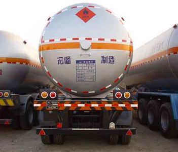 Hongtu  HT9406GYQ Semi trailer for liquefied gas transportation