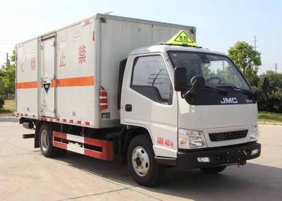 Huatong brand automobiles HCQ5041XFWJX6 Corrosive goods box transport vehicle