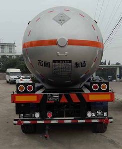 Hongtu  HT9409GYQD1 Semi trailer for liquefied gas transportation