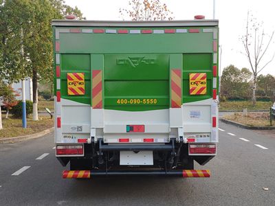 Jianghuai brand automobiles HFC5081XTYEV1Z Pure electric enclosed bucket garbage truck