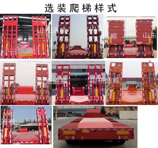 Tongshunda  QNM9403TDP Low flatbed semi-trailer