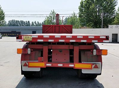 Jinghe  YCD9400ZZXP Flat dump semi-trailer