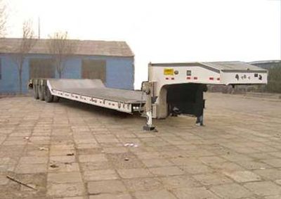 Huanda  BJQ9391TDP Low flatbed semi-trailer